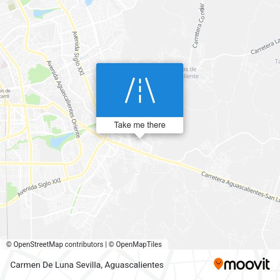 Carmen De Luna Sevilla map