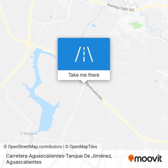 Carretera Aguascalientes-Tanque De Jiménez map