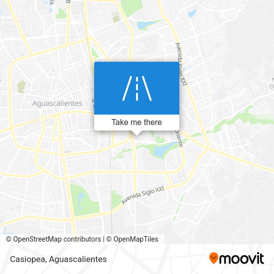 Mapa de Casiopea