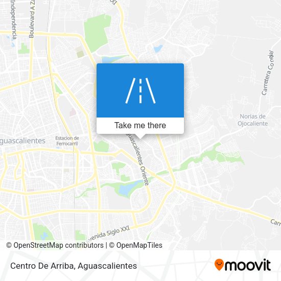 Mapa de Centro De Arriba