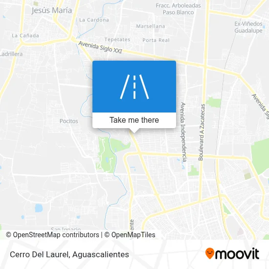 Cerro Del Laurel map