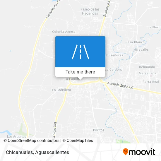 Chicahuales map