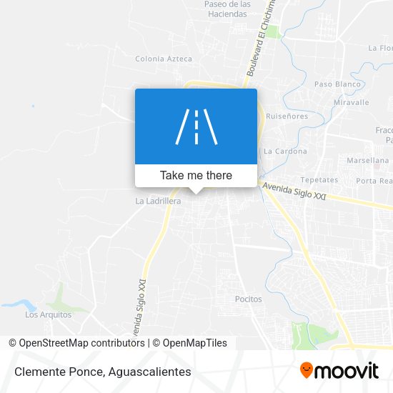 Clemente Ponce map