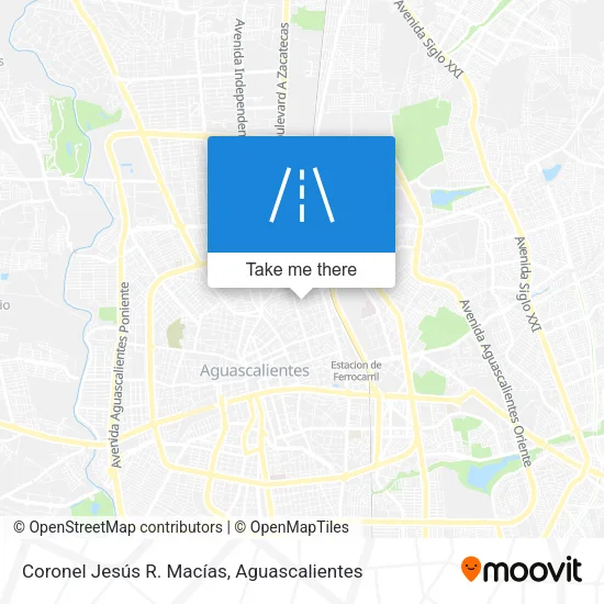 Coronel Jesús R. Macías map