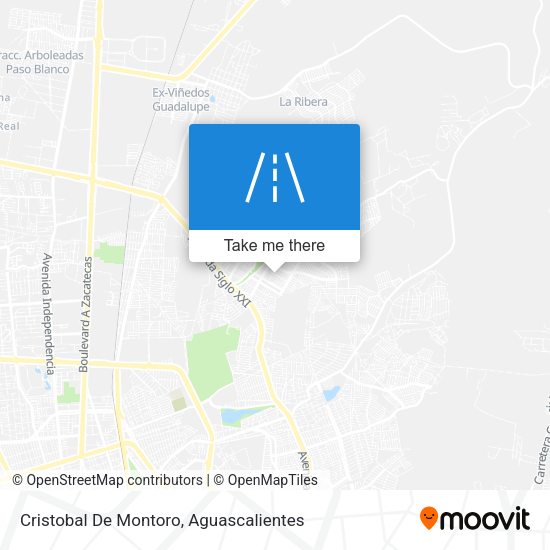 Cristobal De Montoro map