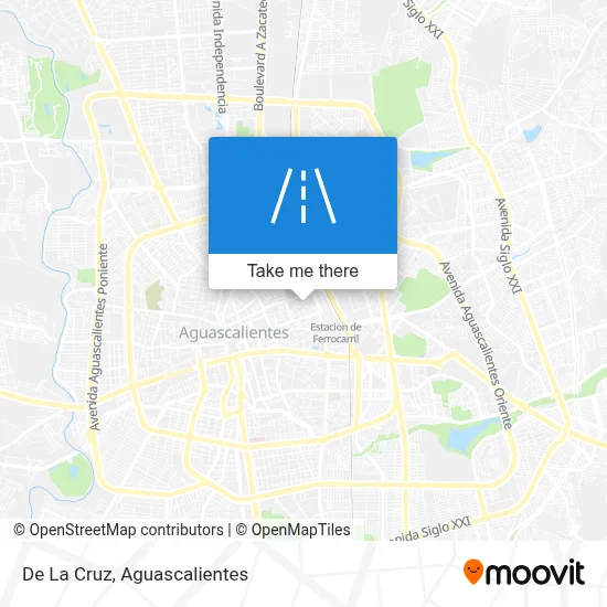 De La Cruz map