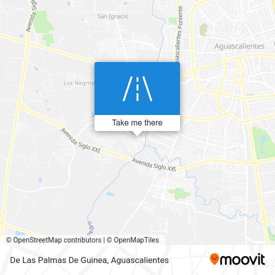 Mapa de De Las Palmas De Guinea