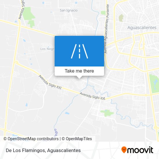 Mapa de De Los Flamingos