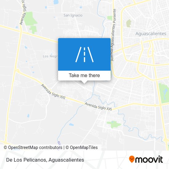 Mapa de De Los Pelicanos