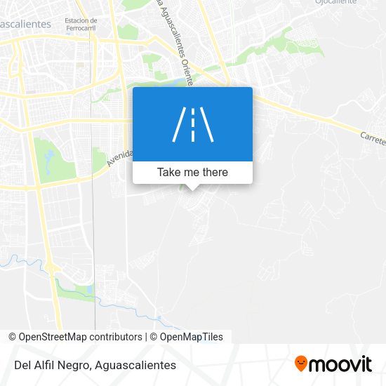 Del Alfil Negro map