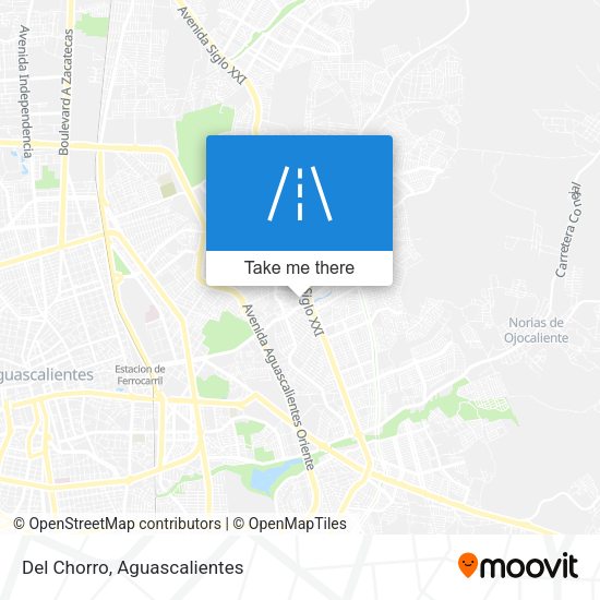 Mapa de Del Chorro