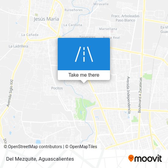 Mapa de Del Mezquite