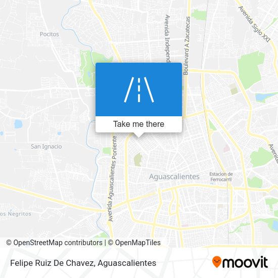 Mapa de Felipe Ruiz De Chavez