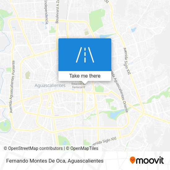 Fernando Montes De Oca map