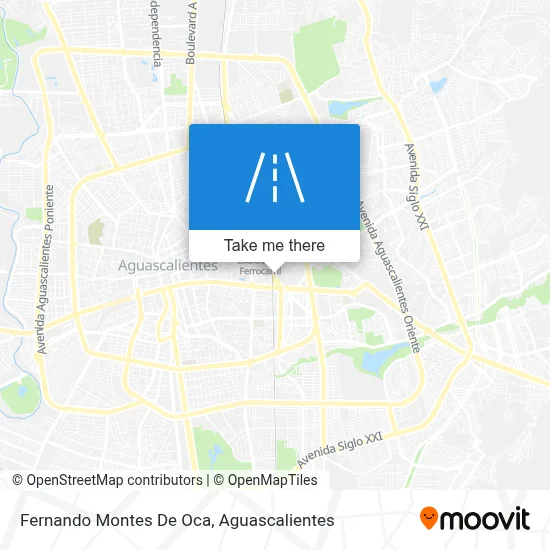 Fernando Montes De Oca map