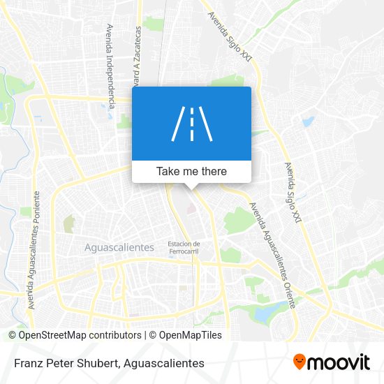Franz Peter Shubert map