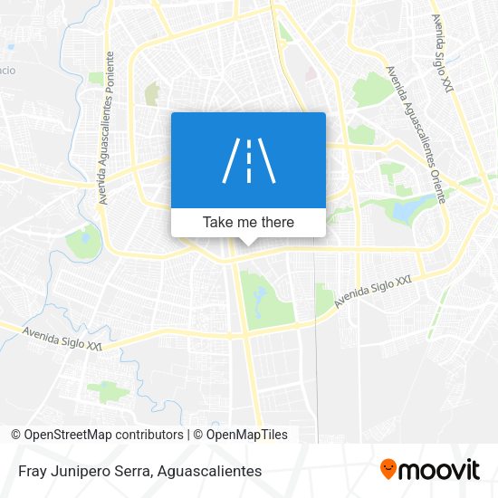 Fray Junipero Serra map