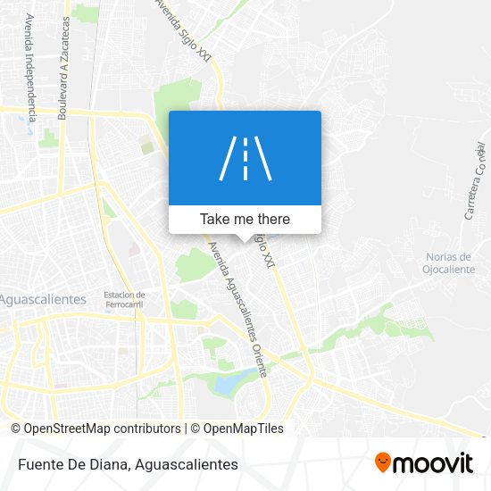 Fuente De Diana map
