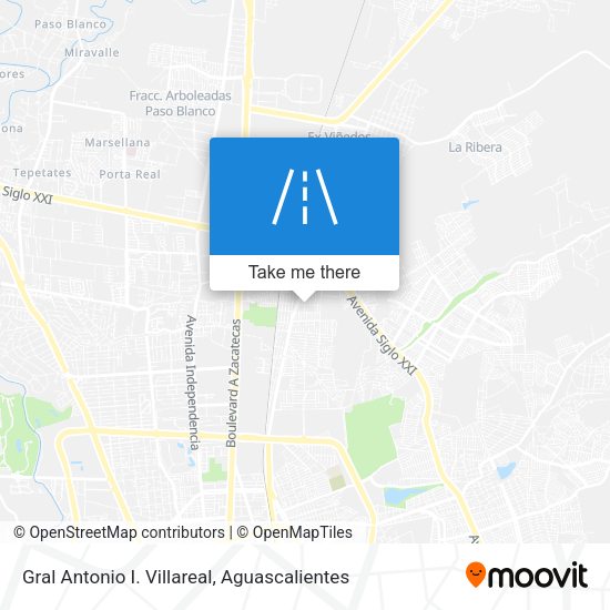 Mapa de Gral Antonio I. Villareal