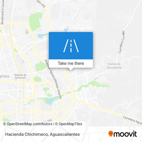 Hacienda Chichimeco map