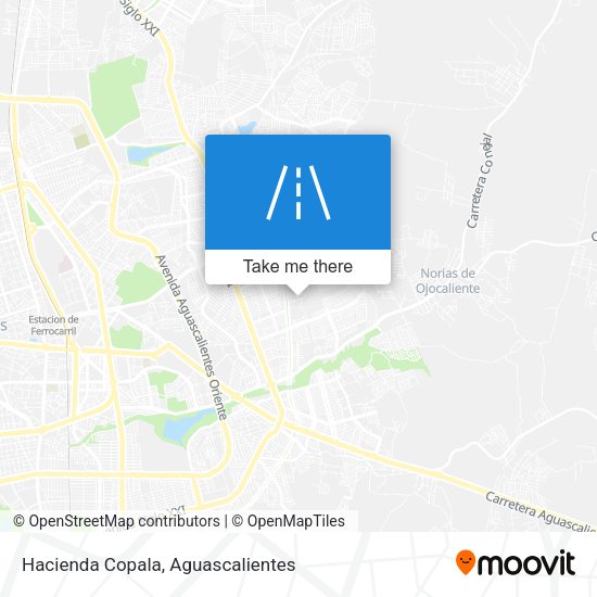 Mapa de Hacienda Copala