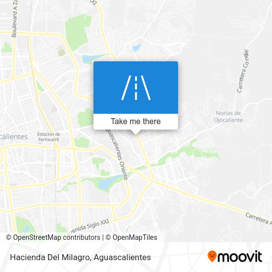 Hacienda Del Milagro map