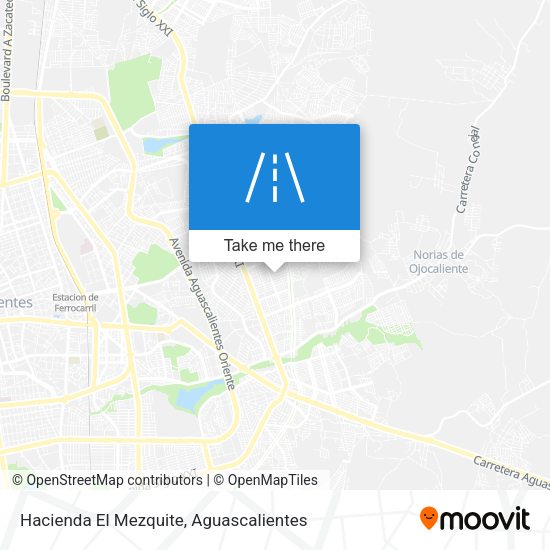 Hacienda El Mezquite map