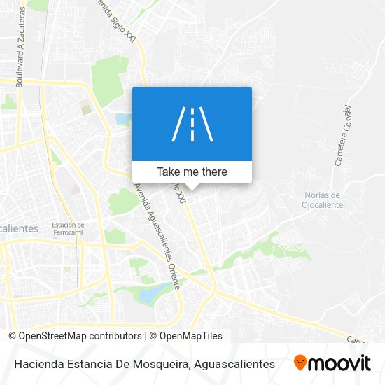 Mapa de Hacienda Estancia De Mosqueira