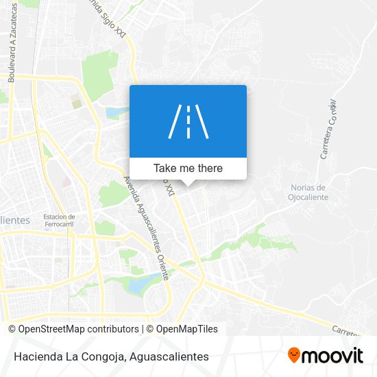 Hacienda La Congoja map