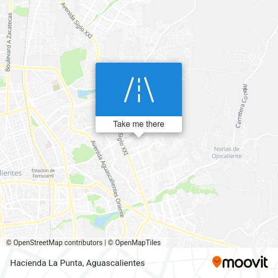Mapa de Hacienda La Punta