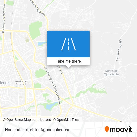 Hacienda Loretito map