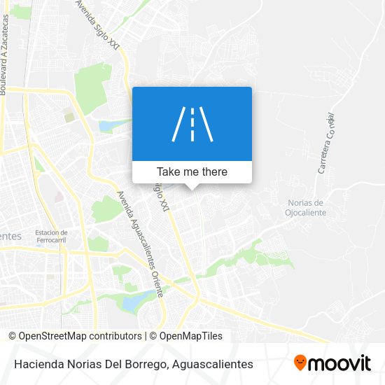 Mapa de Hacienda Norias Del Borrego