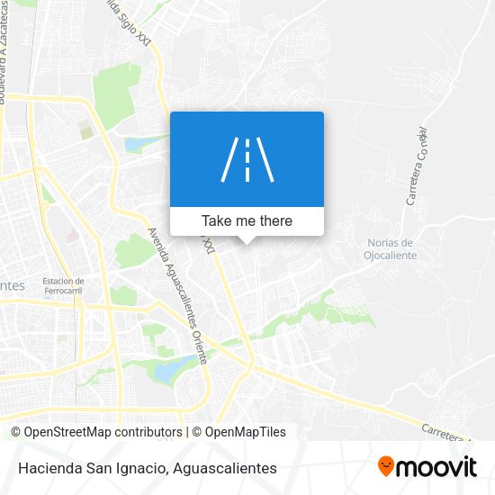 Hacienda San Ignacio map