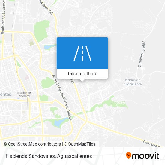 Hacienda Sandovales map
