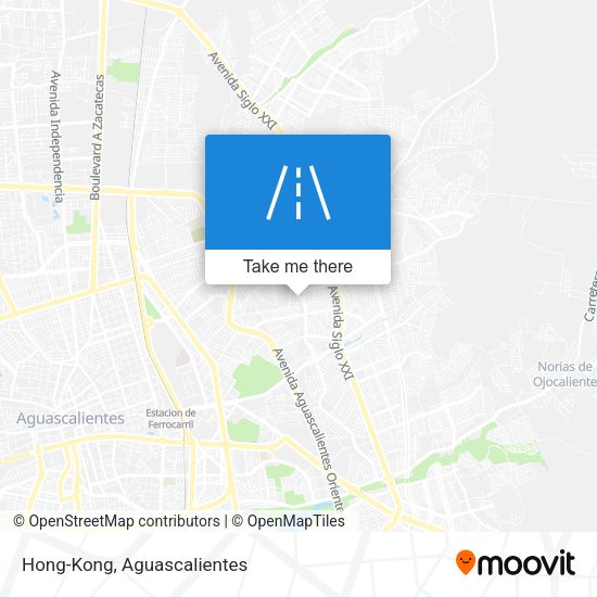 Mapa de Hong-Kong