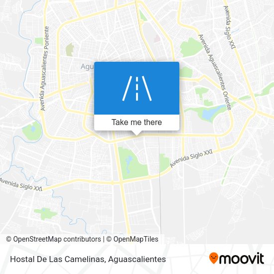 Hostal De Las Camelinas map