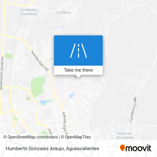 Humberto Gonzalez Araujo map