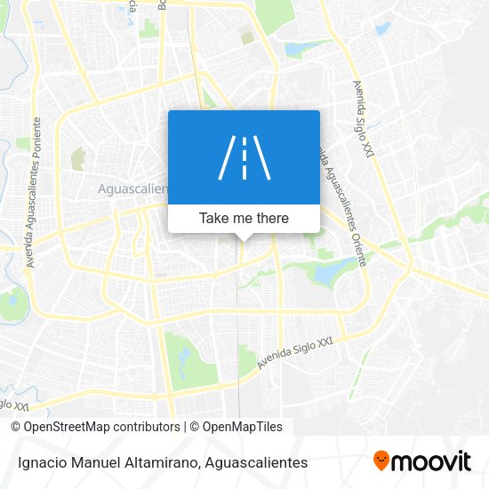 Mapa de Ignacio Manuel Altamirano