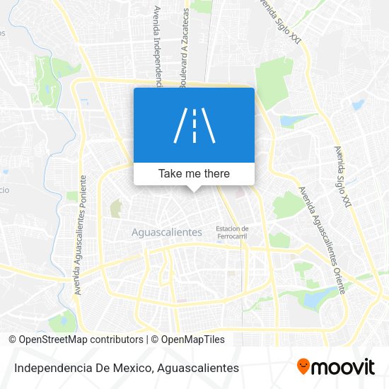 Mapa de Independencia De Mexico