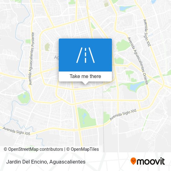 Jardin Del Encino map