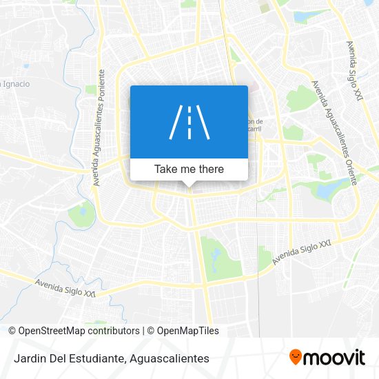 Jardin Del Estudiante map