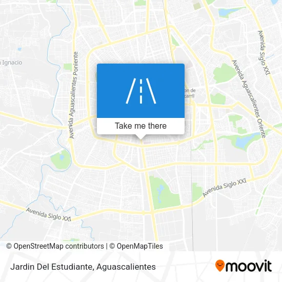 Jardin Del Estudiante map