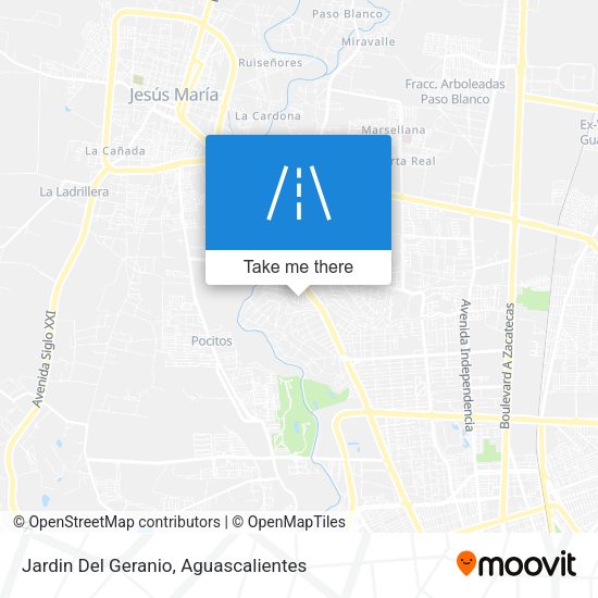 Jardin Del Geranio map
