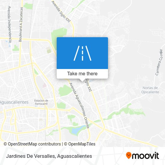 Jardines De Versalles map