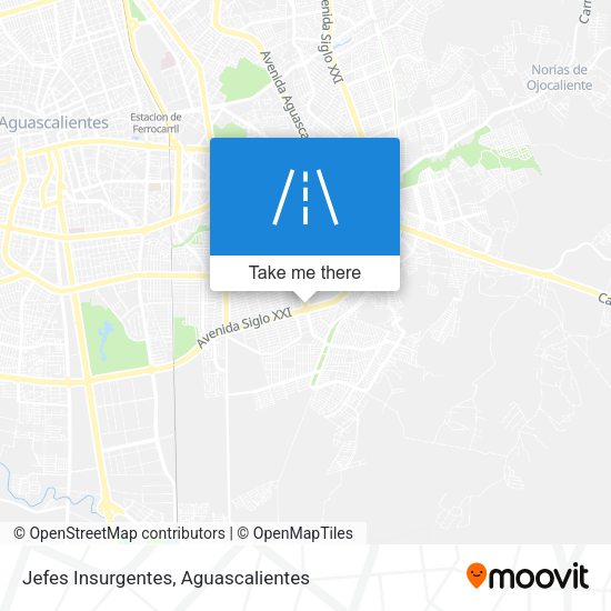 Jefes Insurgentes map