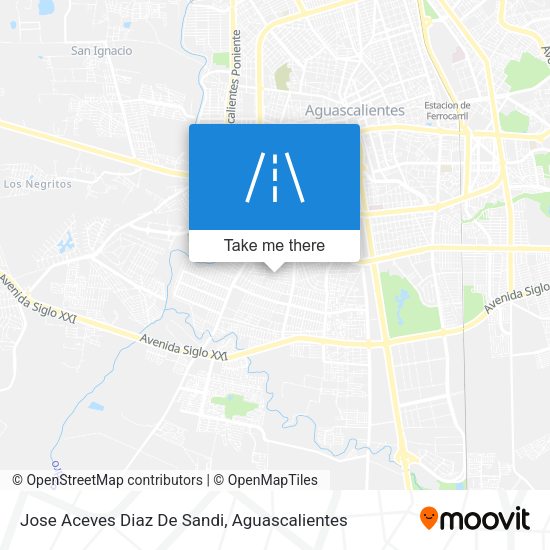 Jose Aceves Diaz De Sandi map