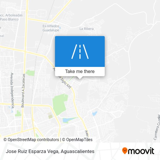 Jose Ruiz Esparza Vega map
