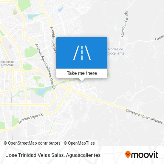 Jose Trinidad Velas Salas map