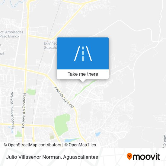 Mapa de Julio Villasenor Norman