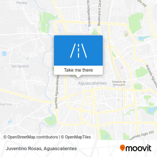 Juventino Rosas map